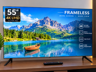 55'' 4K UHD Frameless Tv