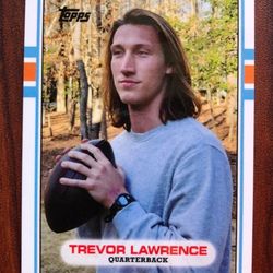 Trevor Lawrence 1989 Retro Rookie Card