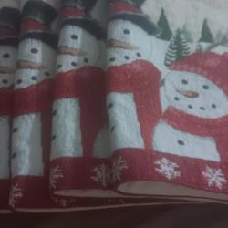 Snowman  4# Pc Placemats