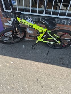 Bike with shock sensors