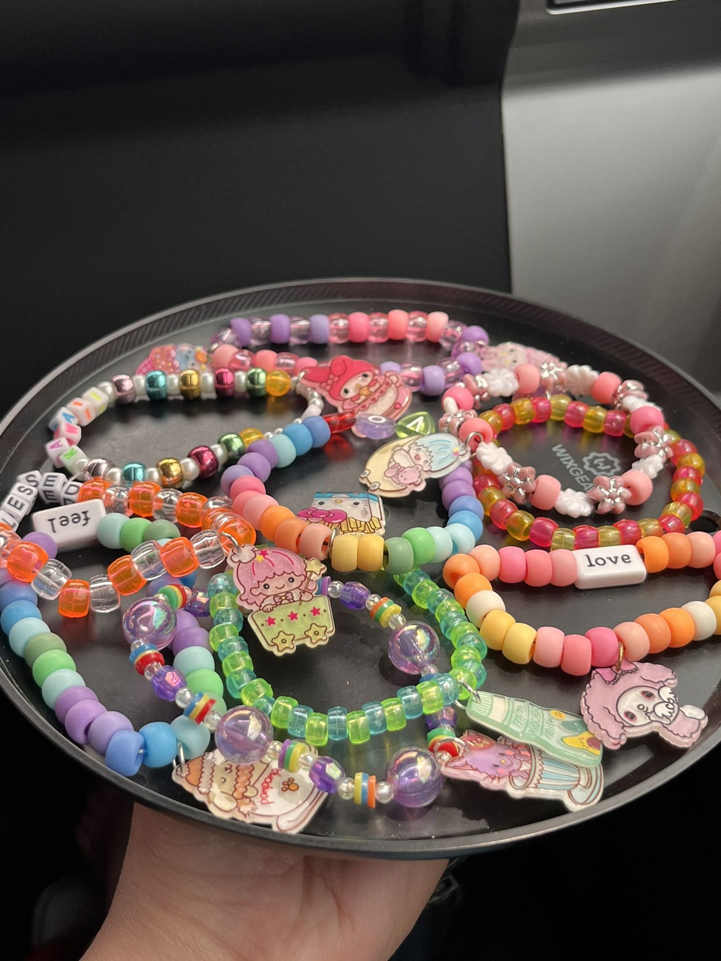 EDC Candie Bracelets with Charms