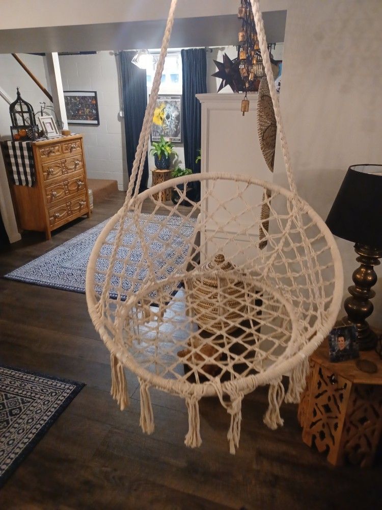 Boho Macrame Swing