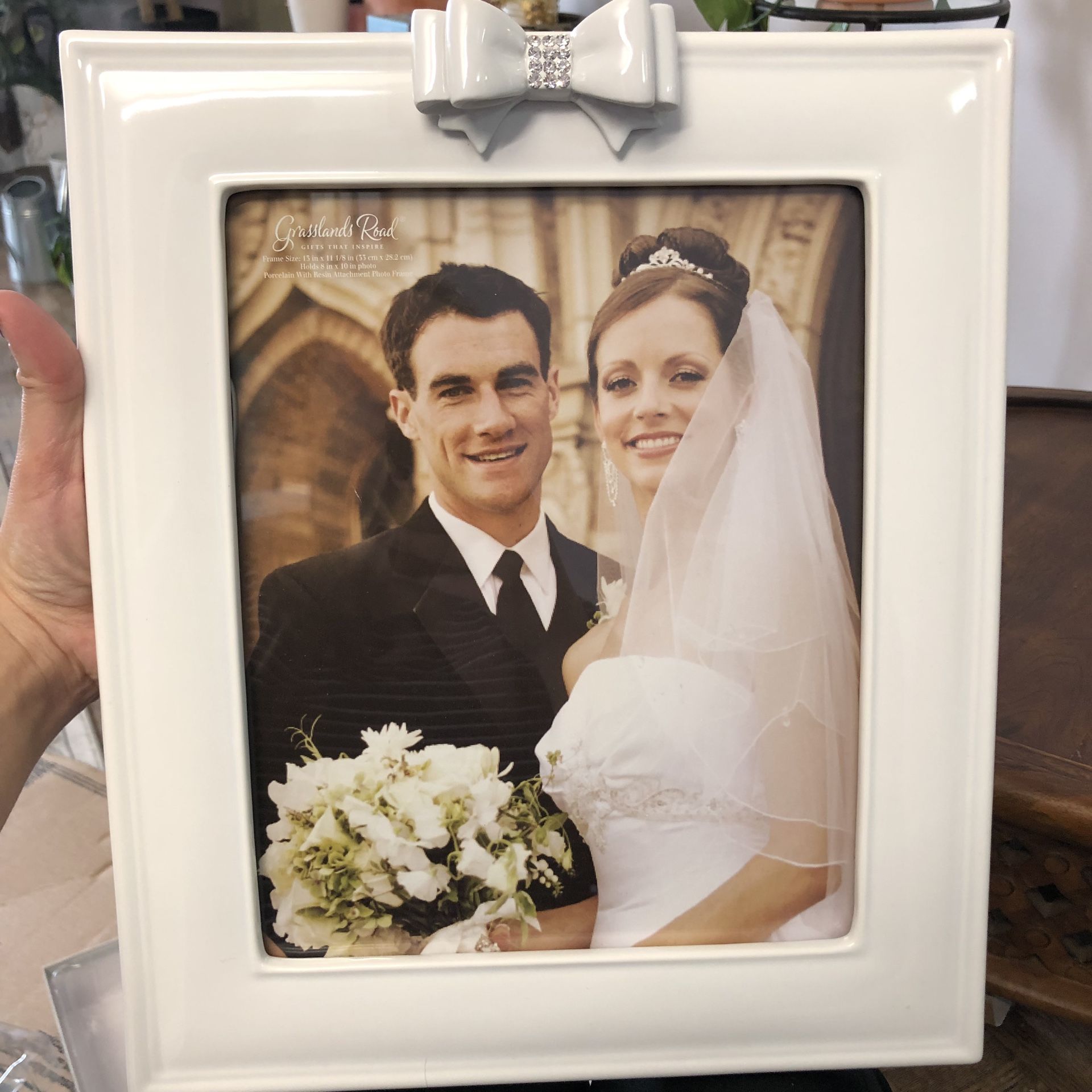 Porcelain photo frame