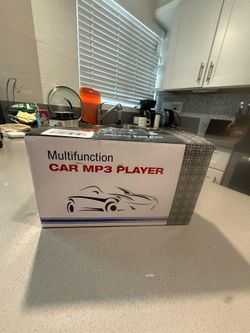 Multifunction Car MP3 Player – Bluetooth/FM/USB – New in Box