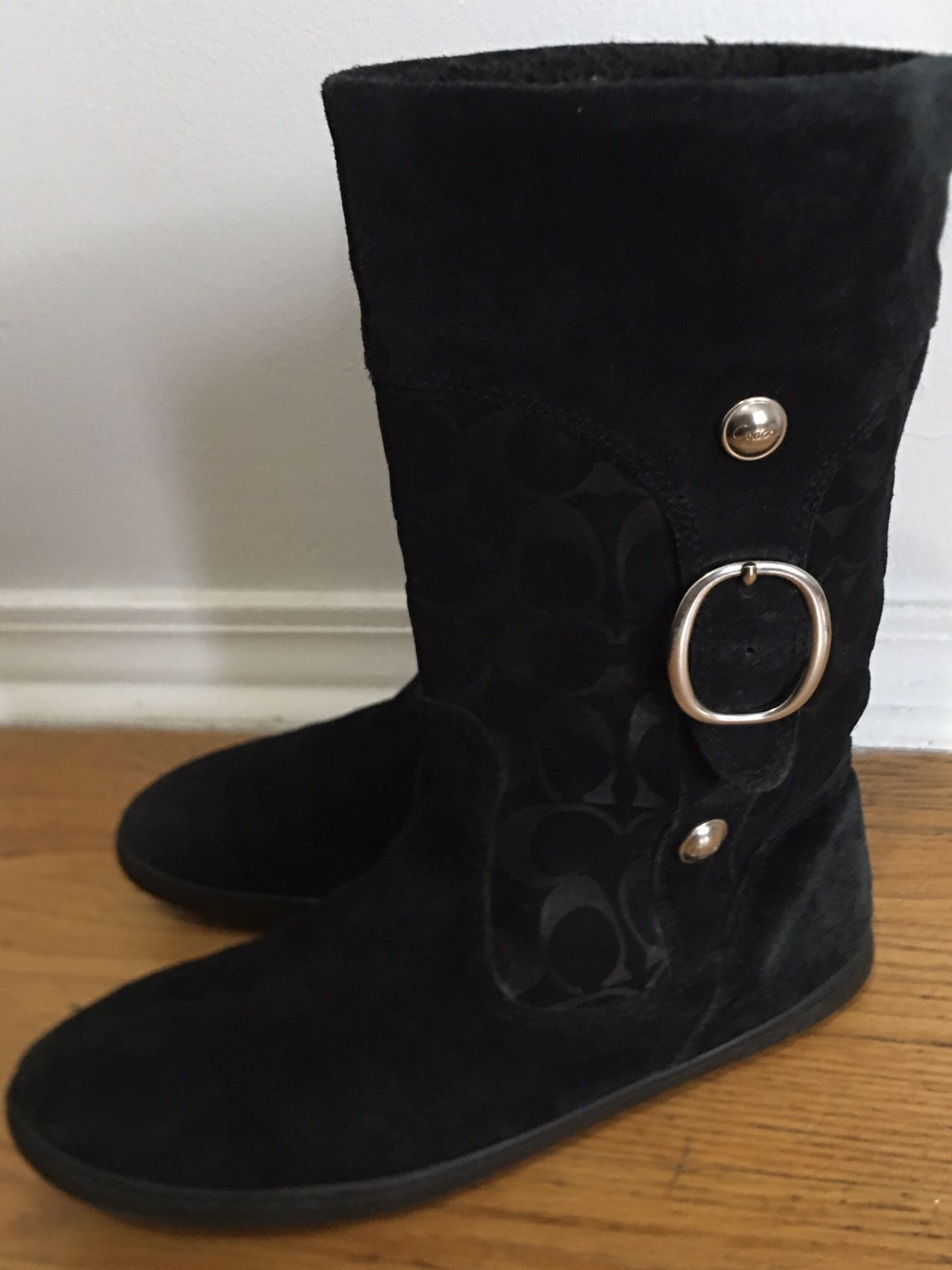 Coach blk Winter boot org 240$ size 9.5