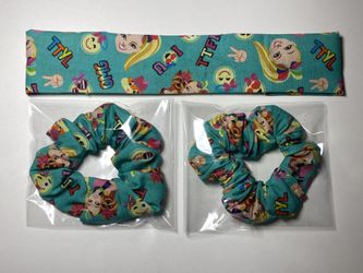 Jojo Head Band And Scunchies 2x 