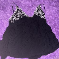 black camisole top