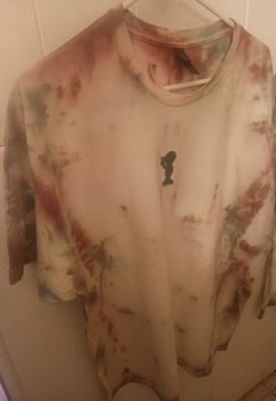 Handmade Tye Dye Shirts With Patch 15 Each