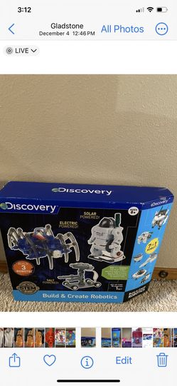 NEW - DISCOVERY Create & Build Robotics (Build 3 Robots)