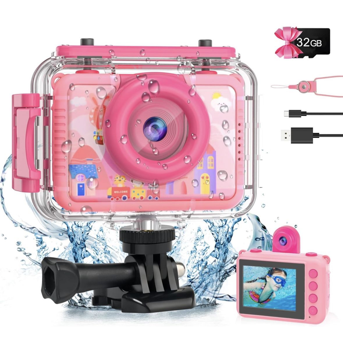 Kids Digital Waterproof Camera