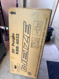 20” weize purple bike