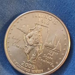 2003 Illinois State Quarter Vf