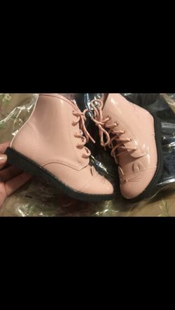 New pink bunny boots