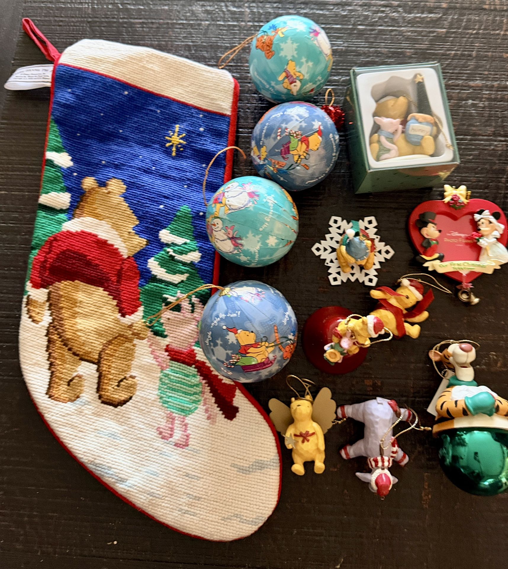 Disney Classic  Pooh Bear Ornaments 