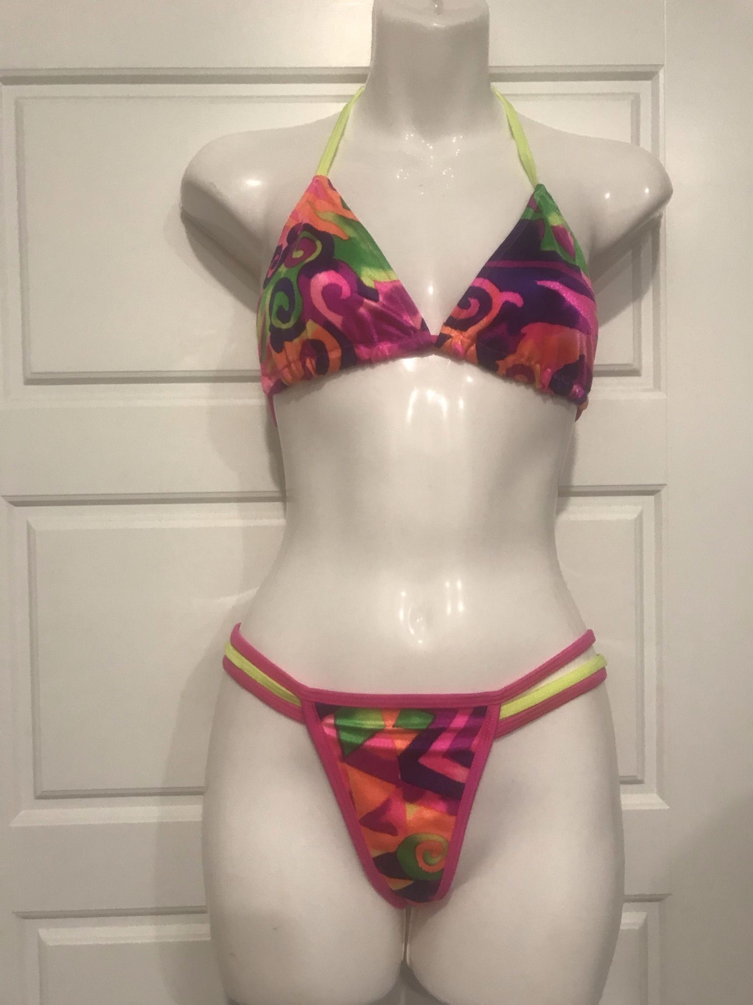 2 Pc Colorful Bikini Set