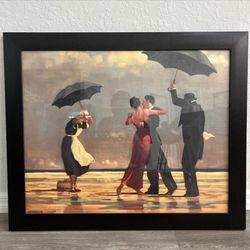 The Singing Butler Jack Vettriano Signed Canvas Print 29” X 23” Larger W Frame