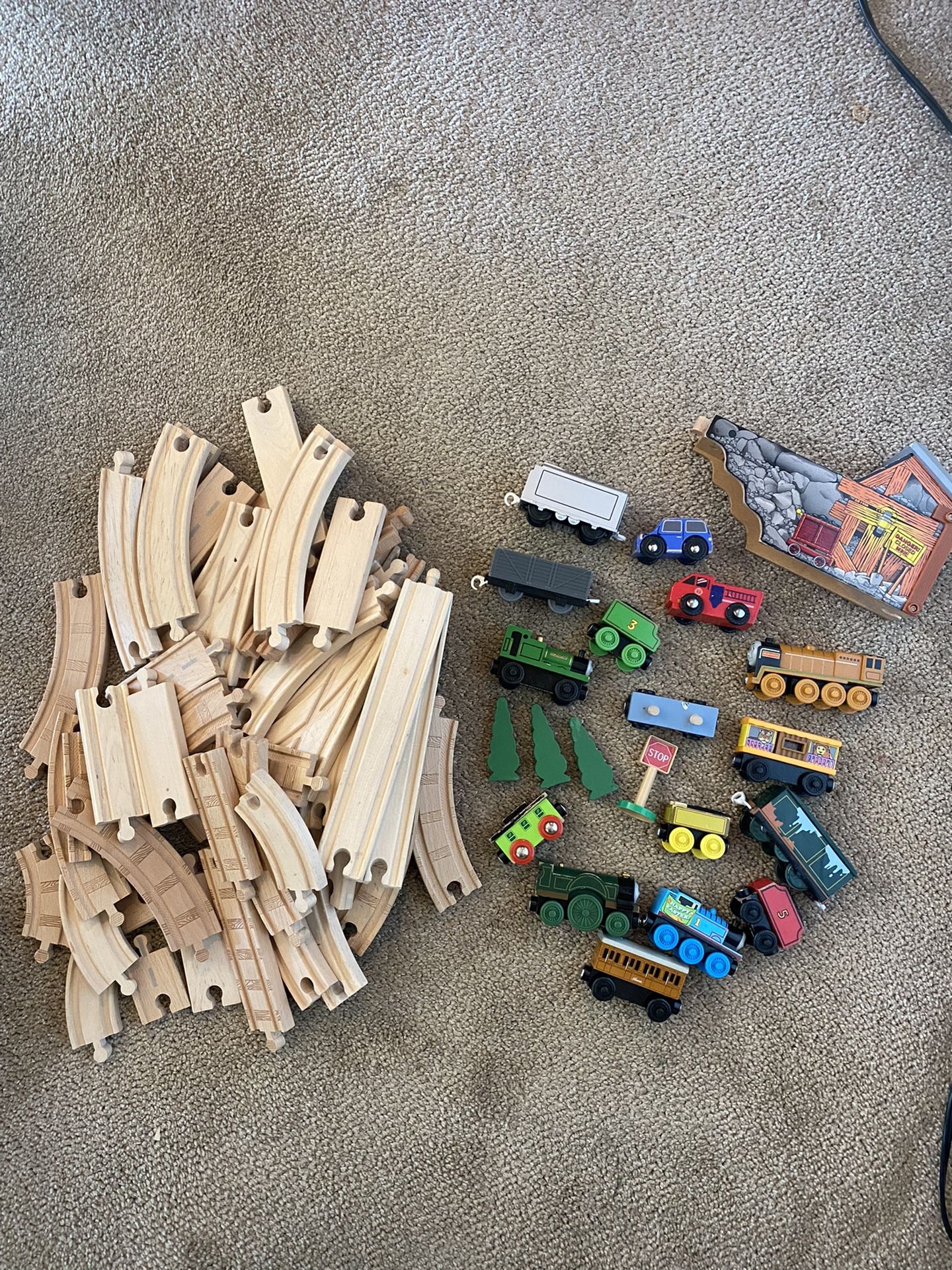 Thomas and Friends Wooden Train and Track Set