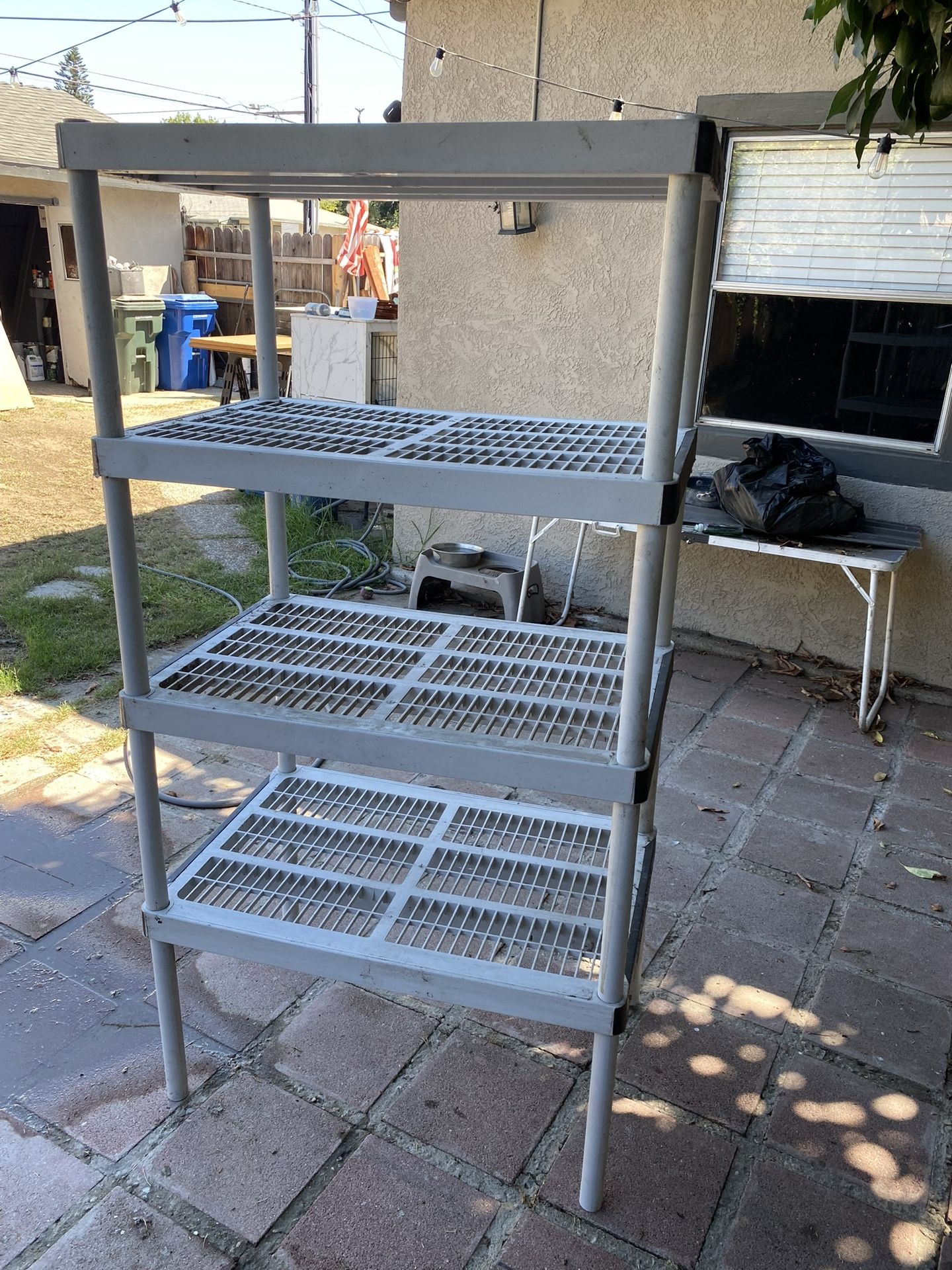 Patio Garage Storage Rack Shelves