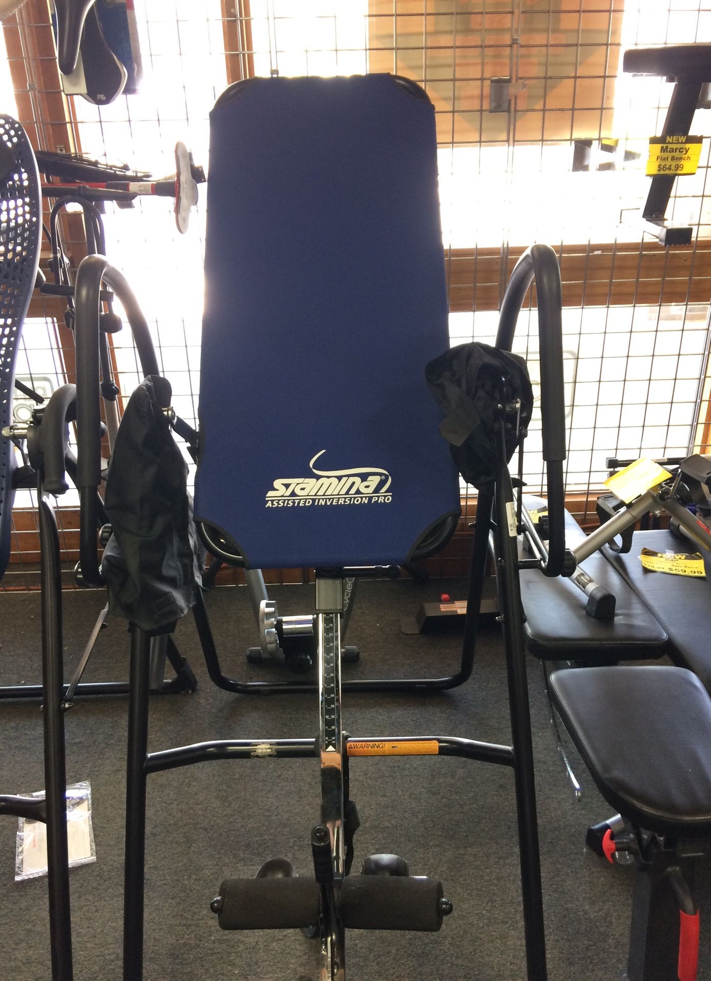 Stamina assist pro inversion table