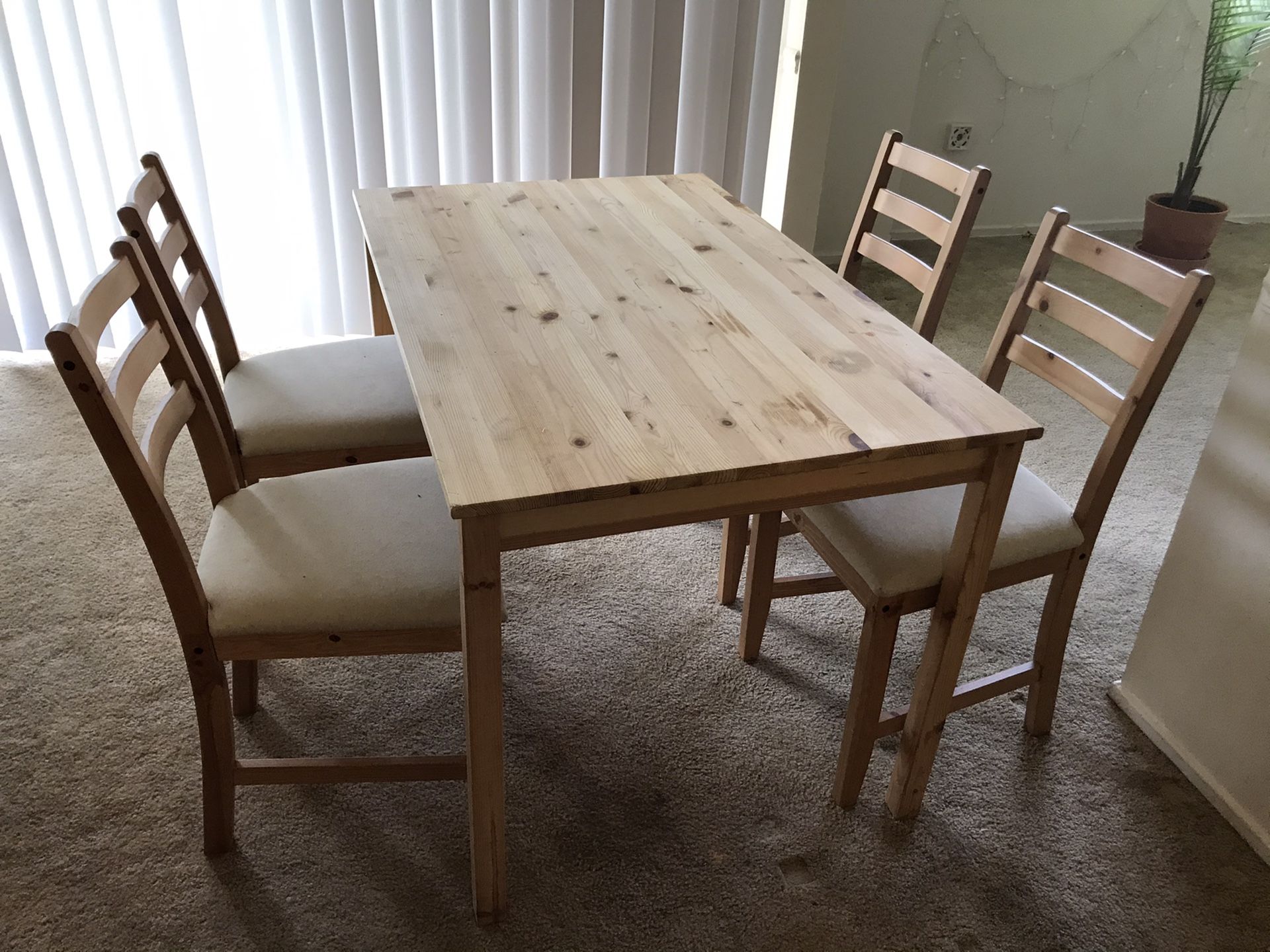 IKEA Dining Table and Chairs