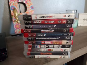 Playstation 3 and a couple PS2 games