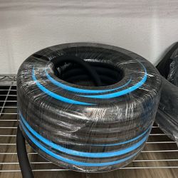 Garden Hose 100 ft x 5/8", Flexible Heavy Duty Water Hose with 360° Swivel Handle, Durable & Leak-Resistant, Lightweight