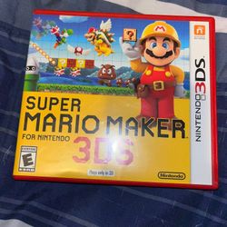 Nintendo 3ss Game Super Mario Maker 3ds