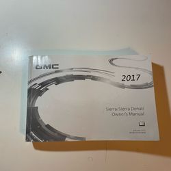 2017 GMC Sierra 3500 Gasoline Pickup Truck Owner Manual SLE SLT Denali 6.0L xz