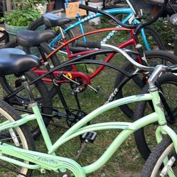 BEACH CRUISERS $100 Each Ready To Ride See My Other Bikes Thanks