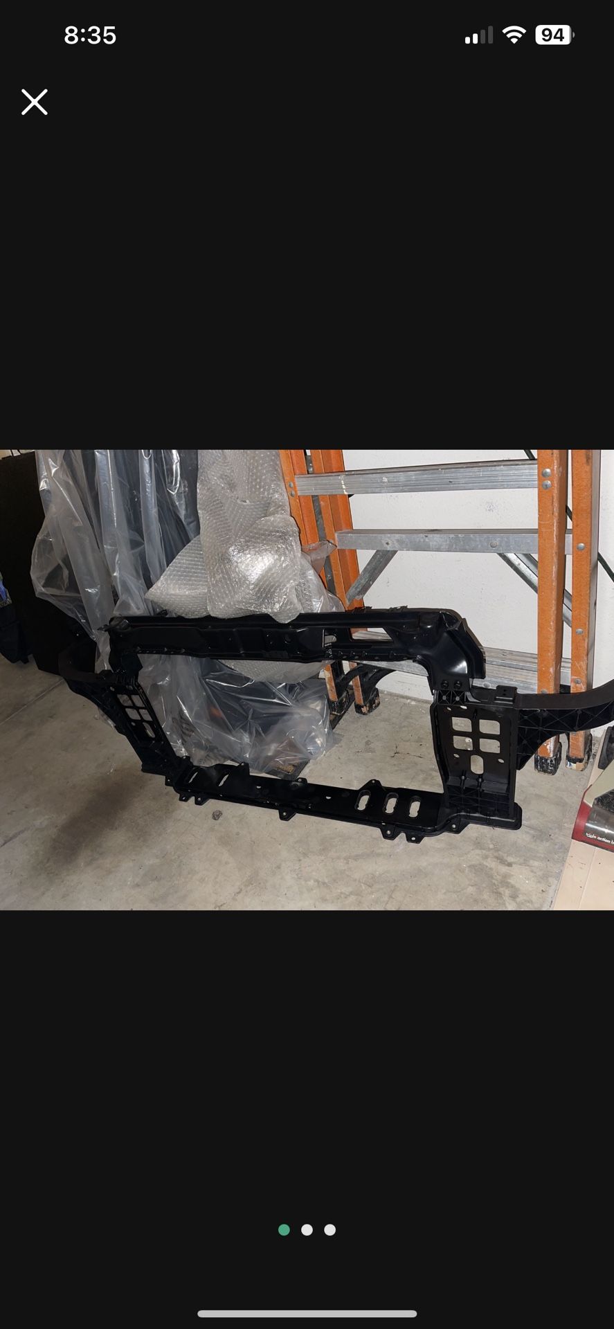 Hyundai Veloster Turbo/non Turbo Radiator Support 