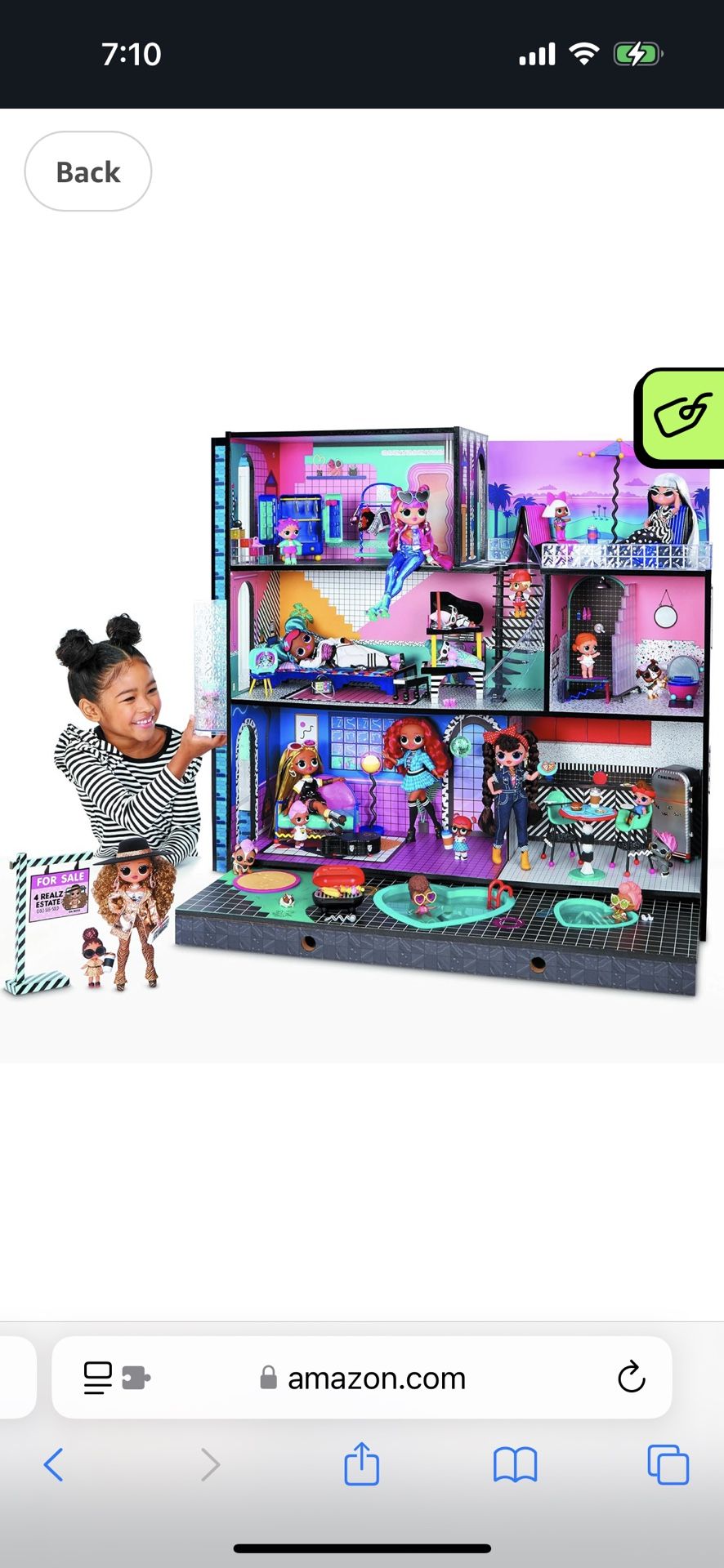 LOL Surprise OMG House Of Surprises Real Wood Doll House