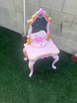 Pink toy vanity
