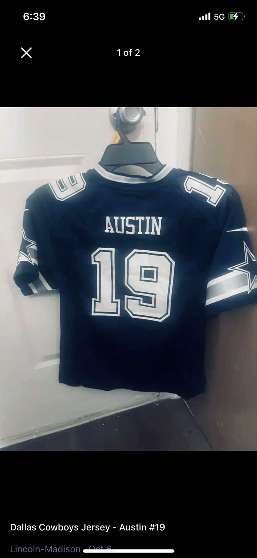 Jersey. -10-12 Ages.