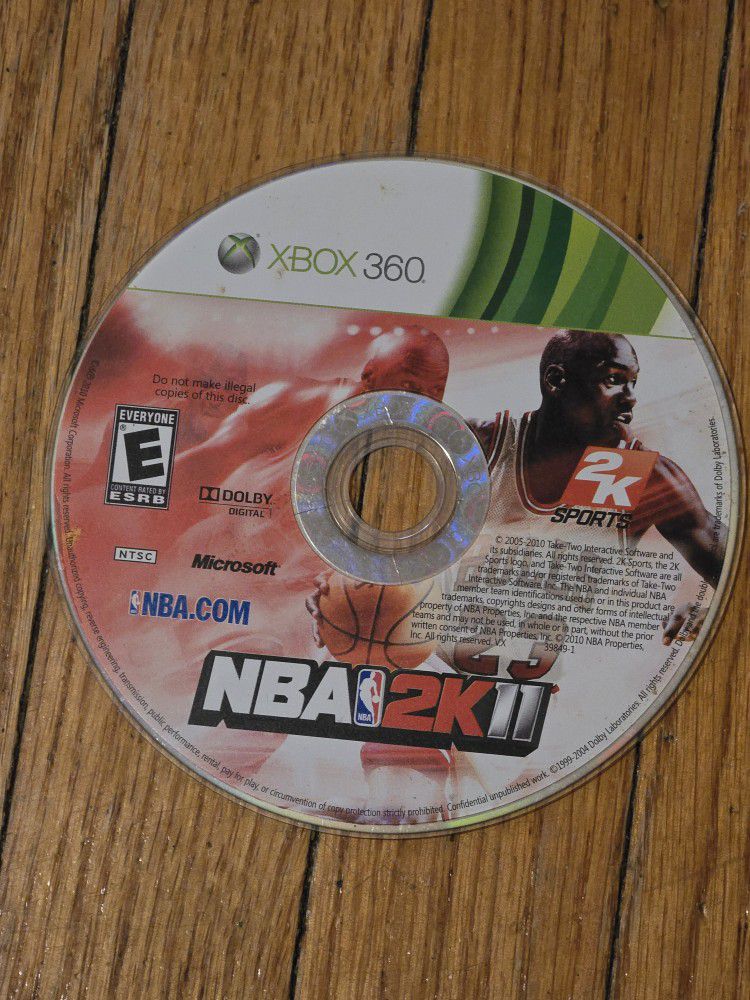 NBA 2k 11 For Xbox 360