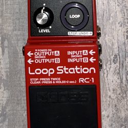 BOSS RC-1 Loop Station FX Pedal