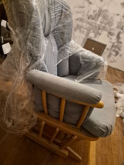 Dutailier Grey glider rocking chair