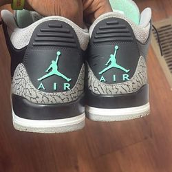 Jordan GLOW GREEN 3s (no Box )