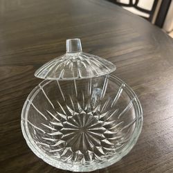 Small bowl glass with lid