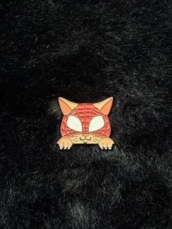 Spider-Man Cat Meows Morales Fitted Hat Enamel Pin