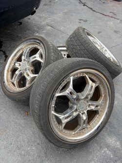 Rims with tires