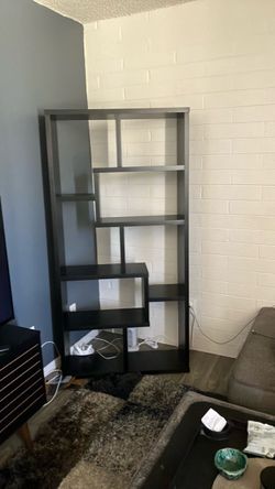 Multilevel living room shelf