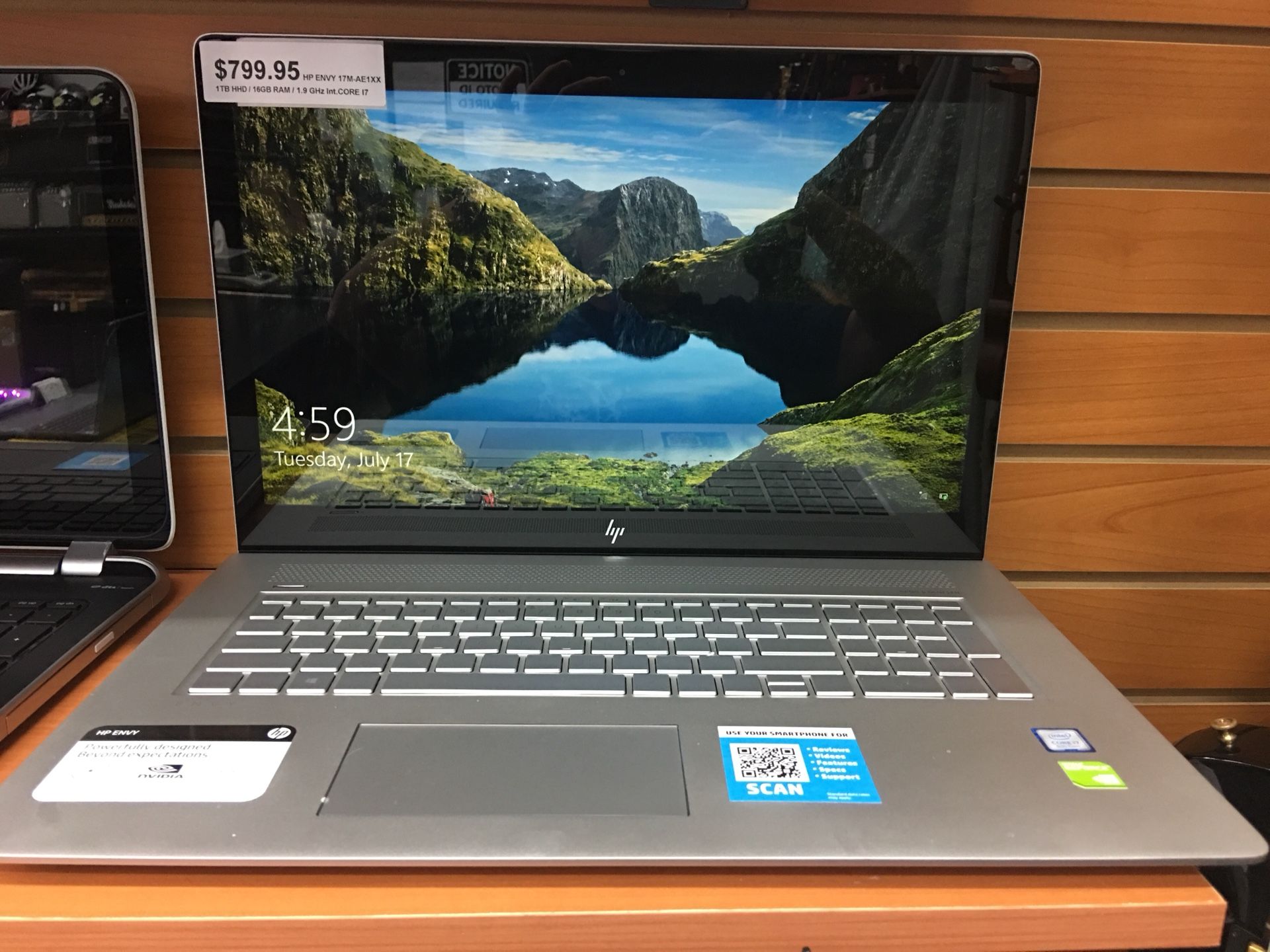 HP ENVY 17M-AE111DX 17.3” Touch Screen Laptop