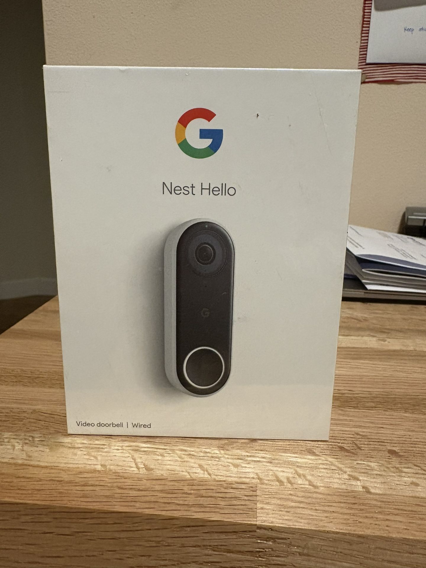 NIB Google Nest Hello Doorbell