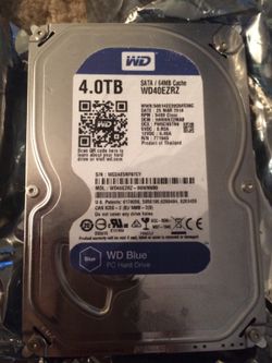 WD 4.0TB hard disk drive