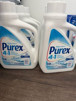 $4 each Purex laundry detergent