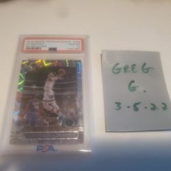 Ja Morant Silver Prism Rc PSA 10 