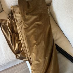 Brown 50 X 96 Black Out Curtains 