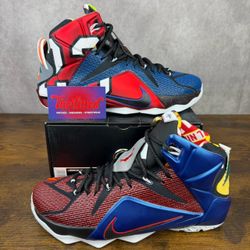 NEW Nike LeBron 12 SE What The Size 9.5 802193-909 Men’s Basketball Shoes OG Rare
