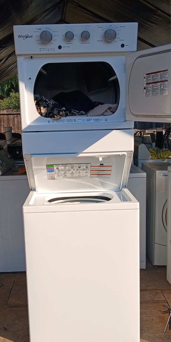Washer And Dryer Estacable Everything Works 2-month Warranty Delivery Available 