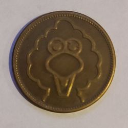 Vintage 1980 Sesame Place Big Bird Collectable Token 